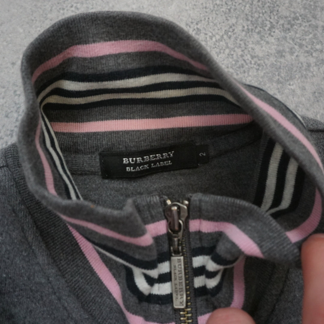 2000s Burberry Black Label Zip Up