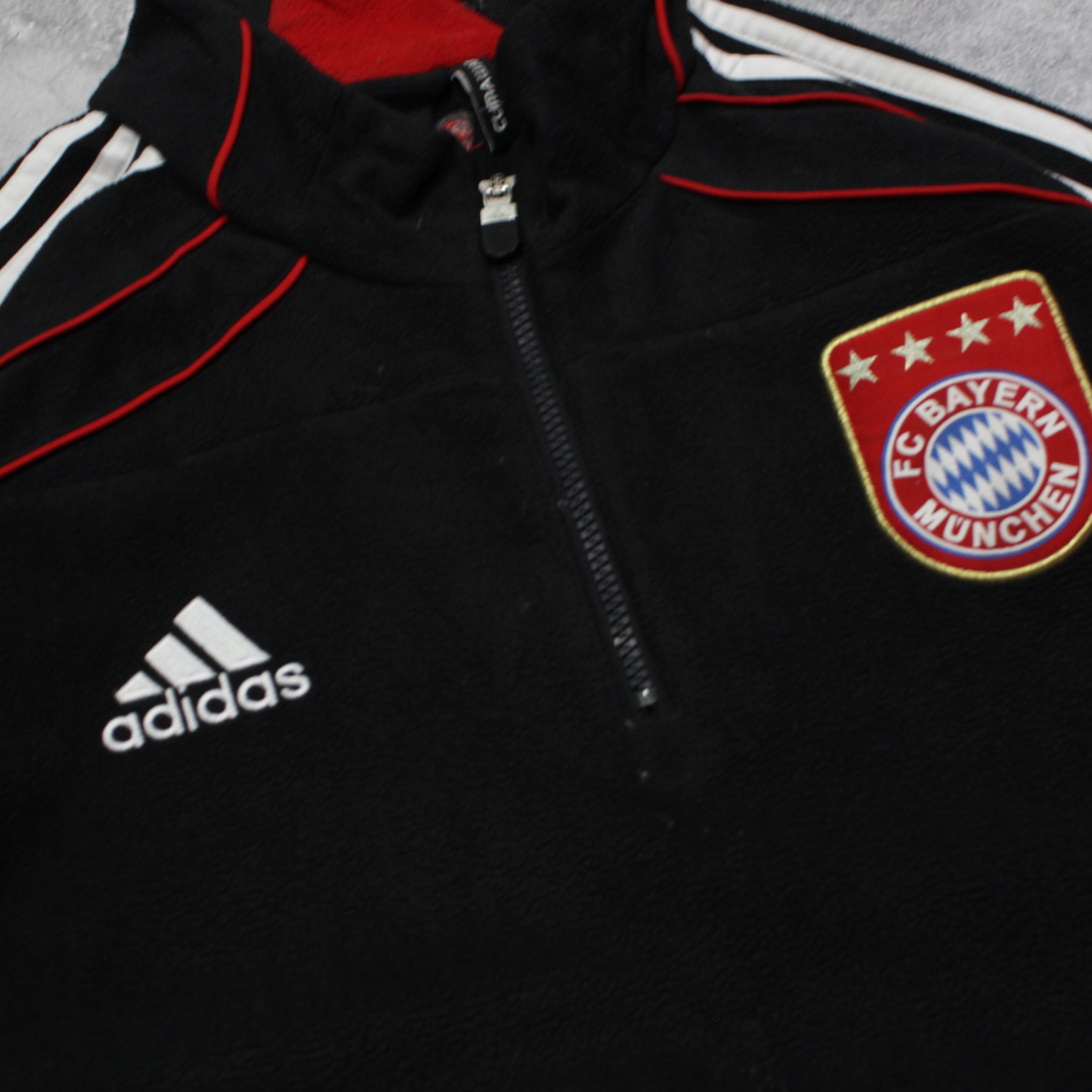 2000s Adidas FC Bayern Munchen Quarter Zip Fleece