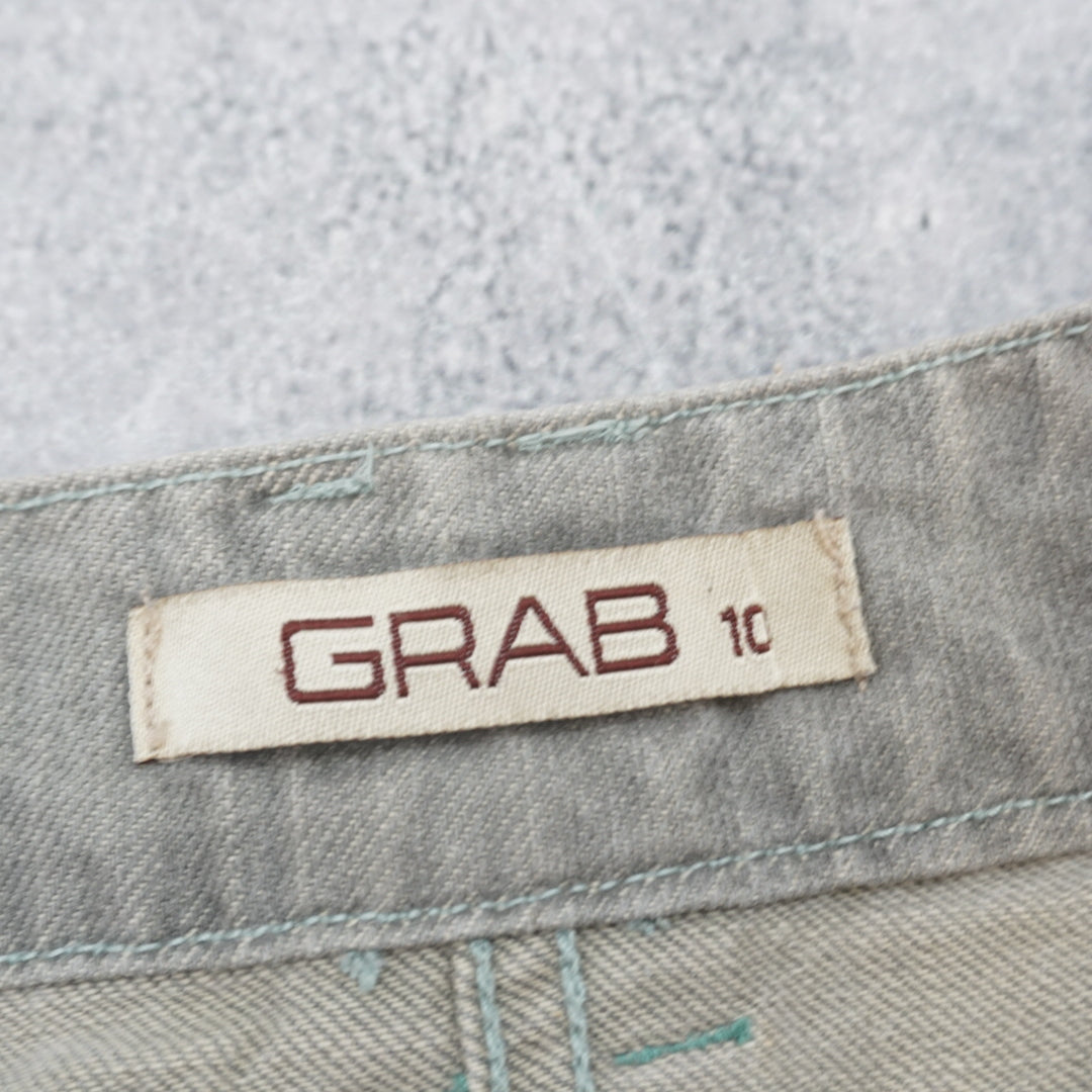2000s Grab Denim Low Rise Mini Skirt