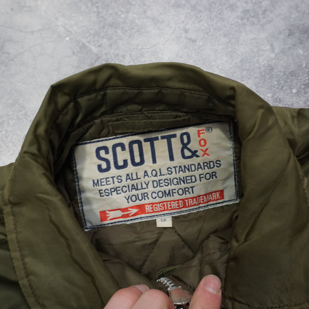 2000s Scott & Fox Bomber Jacket