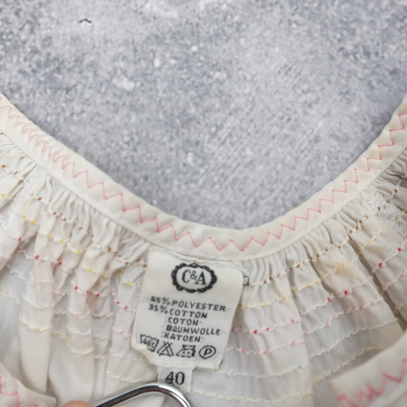 C&A Embroidered Floral Top