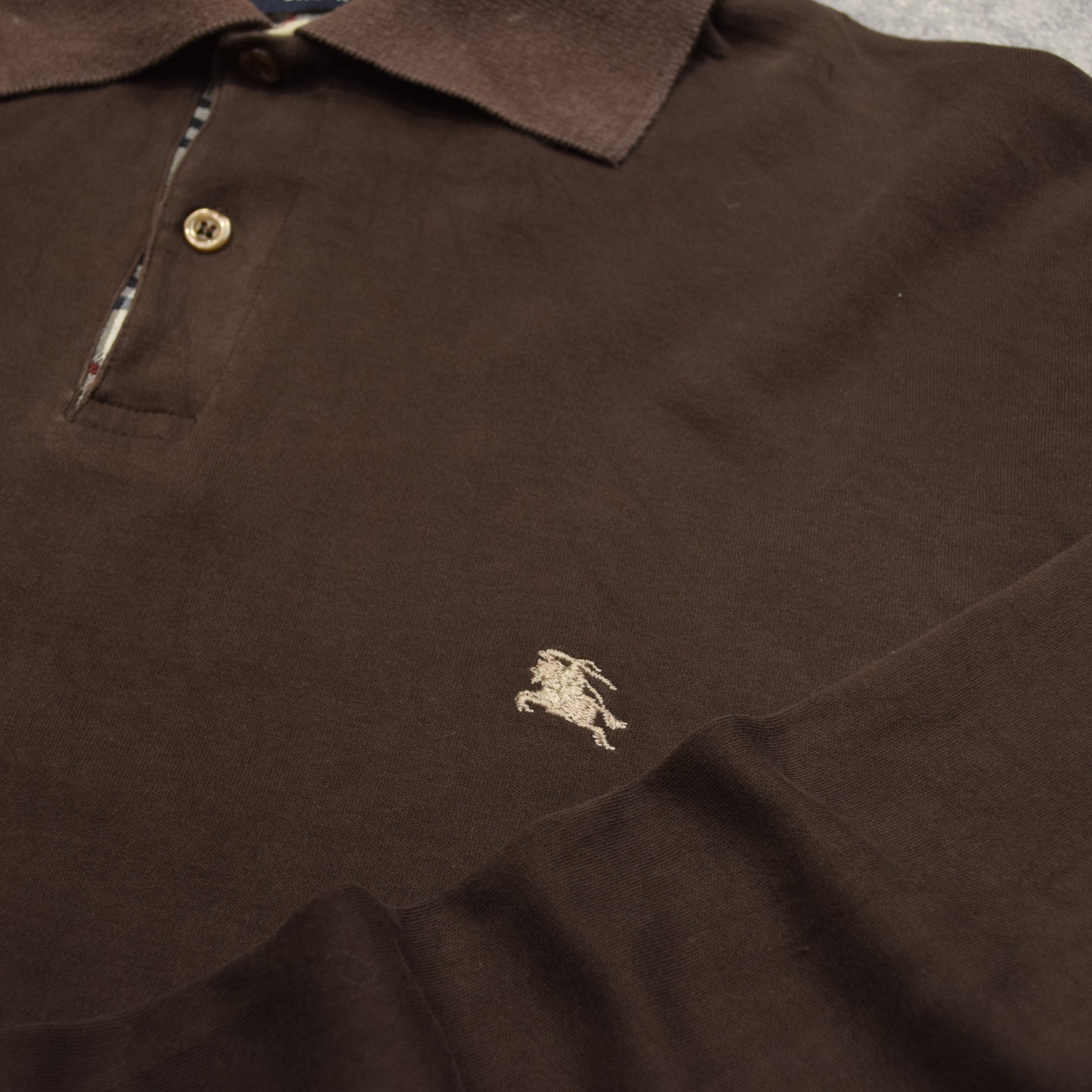 Burberry Long Sleeve Polo