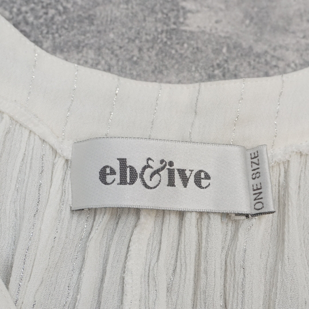 eb&ive Metallic Pinstripe Top
