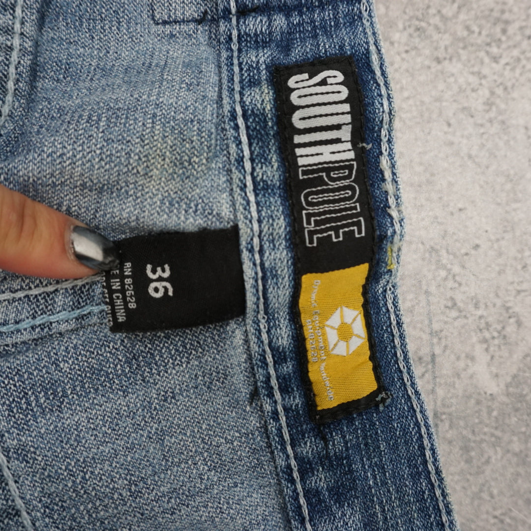 2000s Southpole Baggy Embroidered Jorts