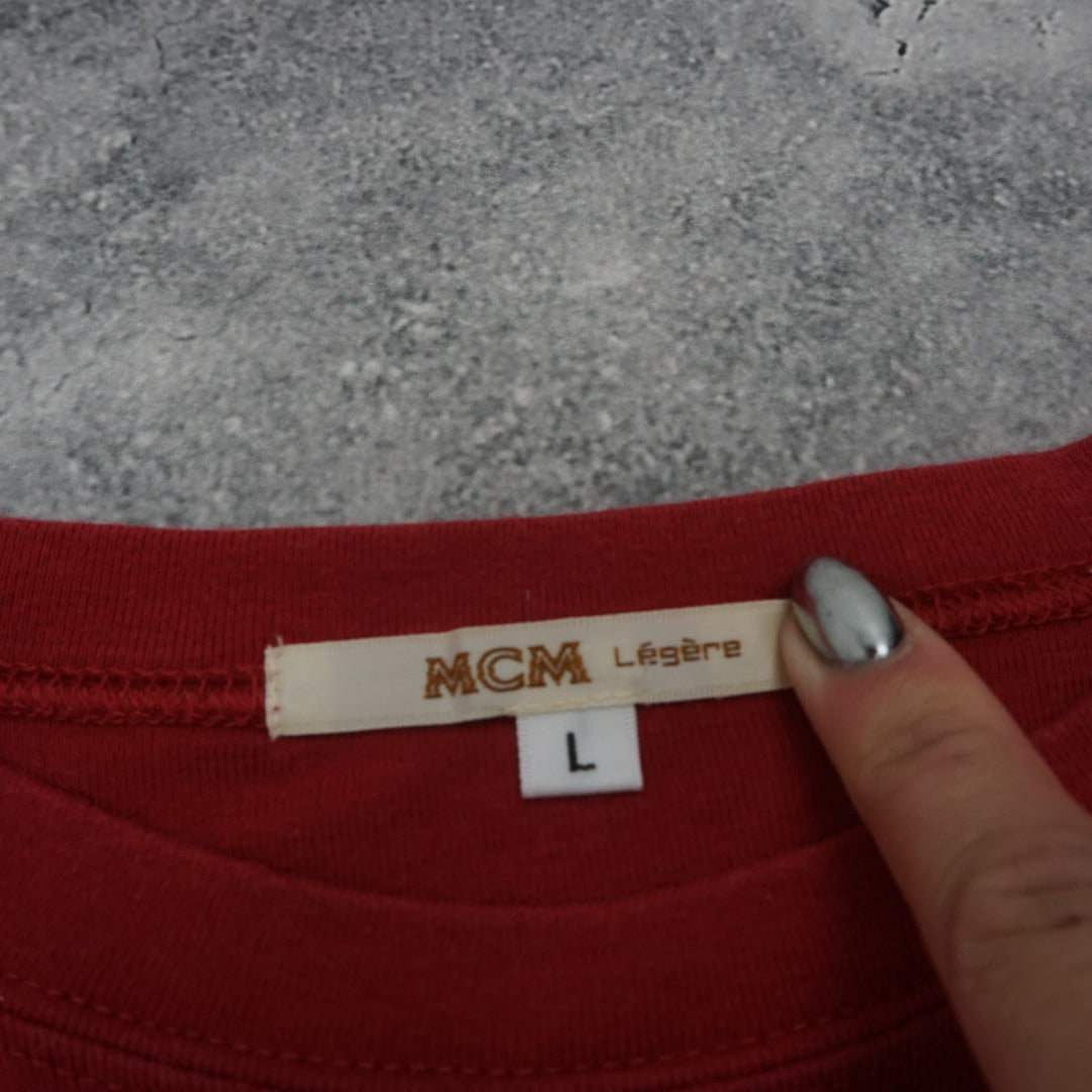 2000s MCM Légère Logo Long Sleeve Top