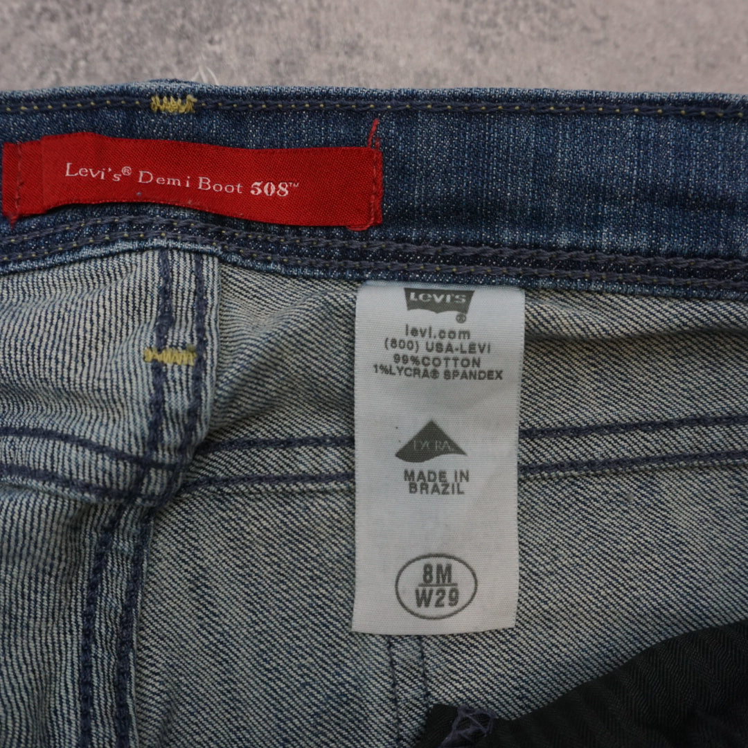 2000s Levi's Demi Boot 508 Low Rise Jeans