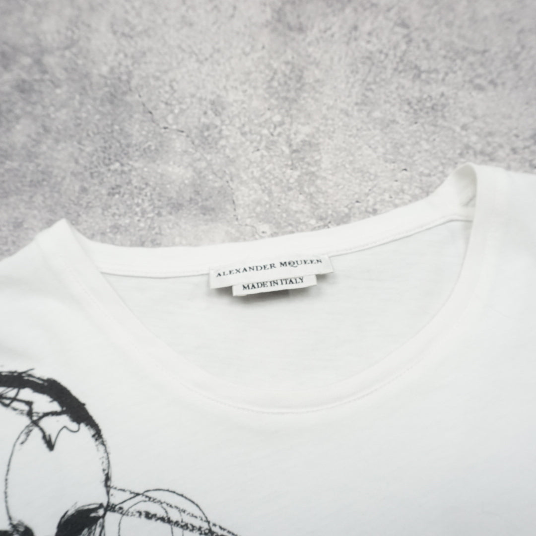 2000s Alexander McQueen Skull Graphic T-Shirt