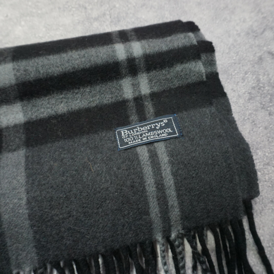 90s Burberry's Wool Scarf