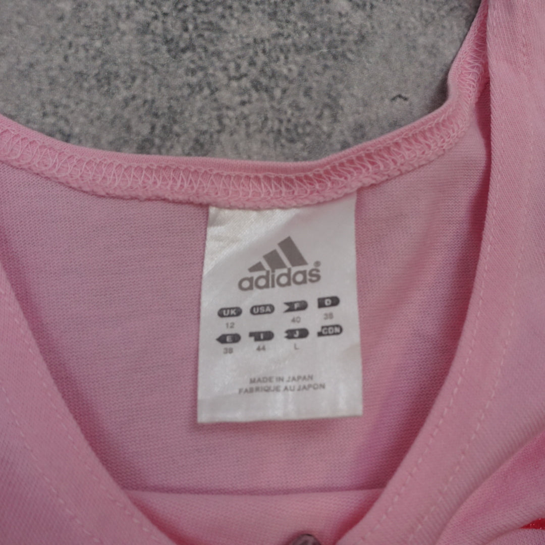 2000s Adidas Heart Graphic Tank Top