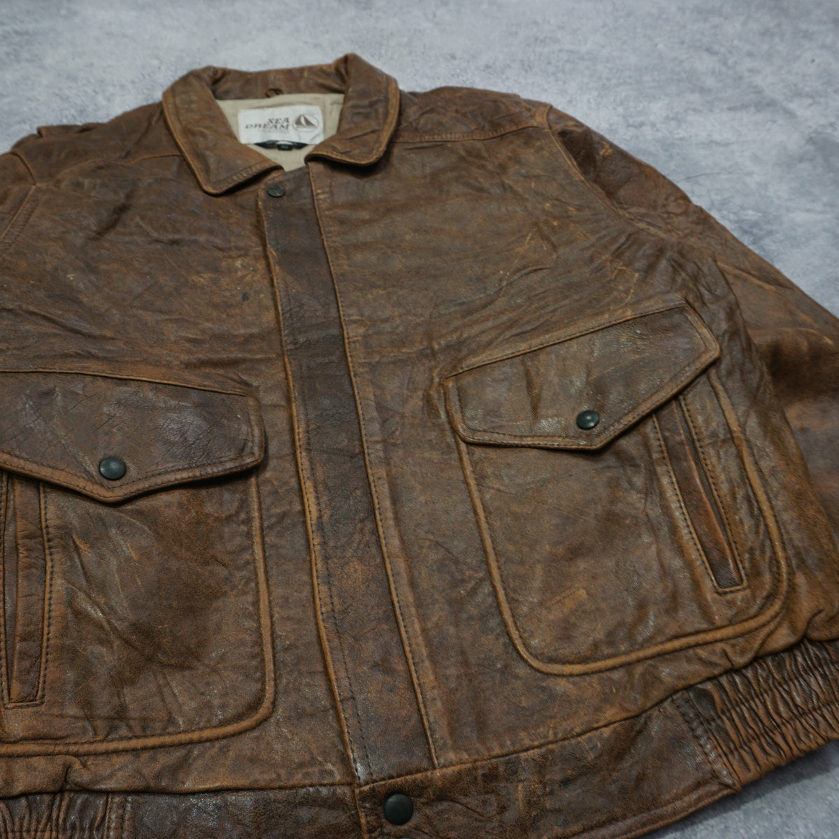 90s Sea Dream Leather Jacket