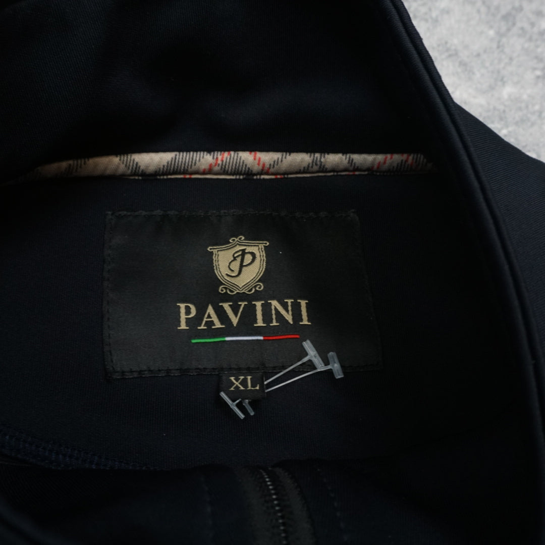 2000s Pavini Argyle Panel Track Jacket