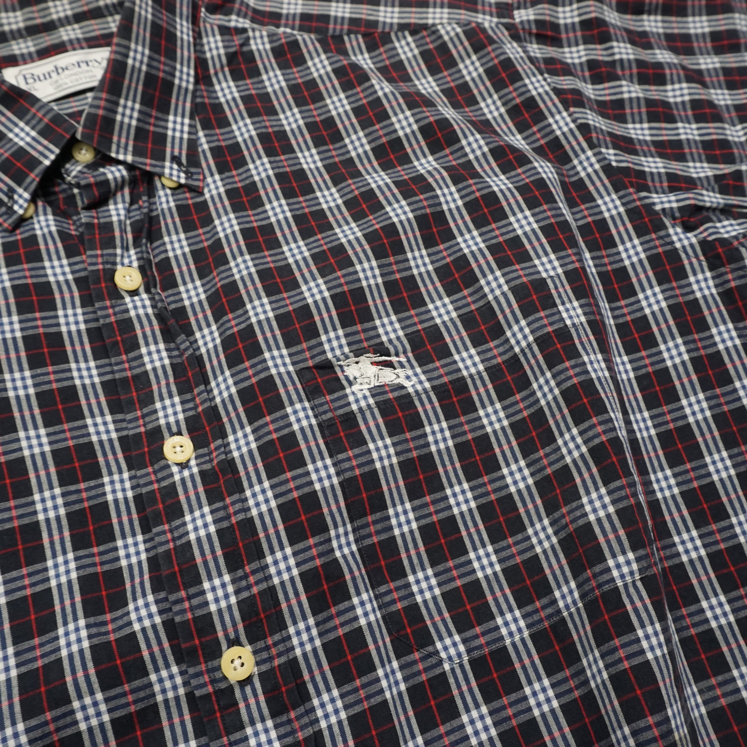 90s Burberrys Button Up Shirt