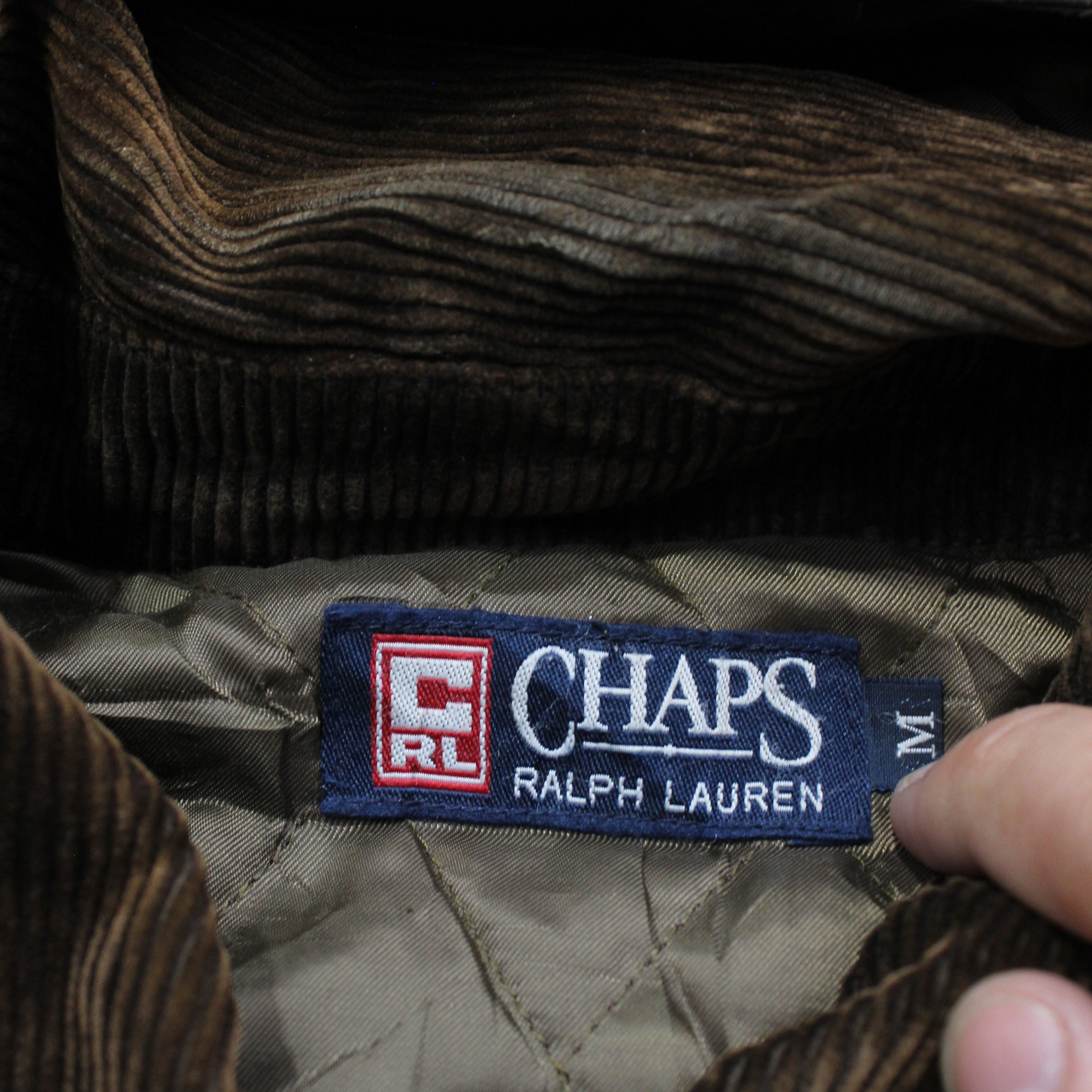 2000s Chaps Wax Coat Jacket