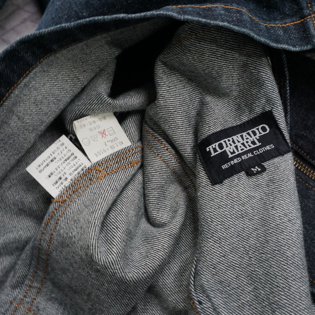 2000s Tornado Mart Zip Up Denim Jacket