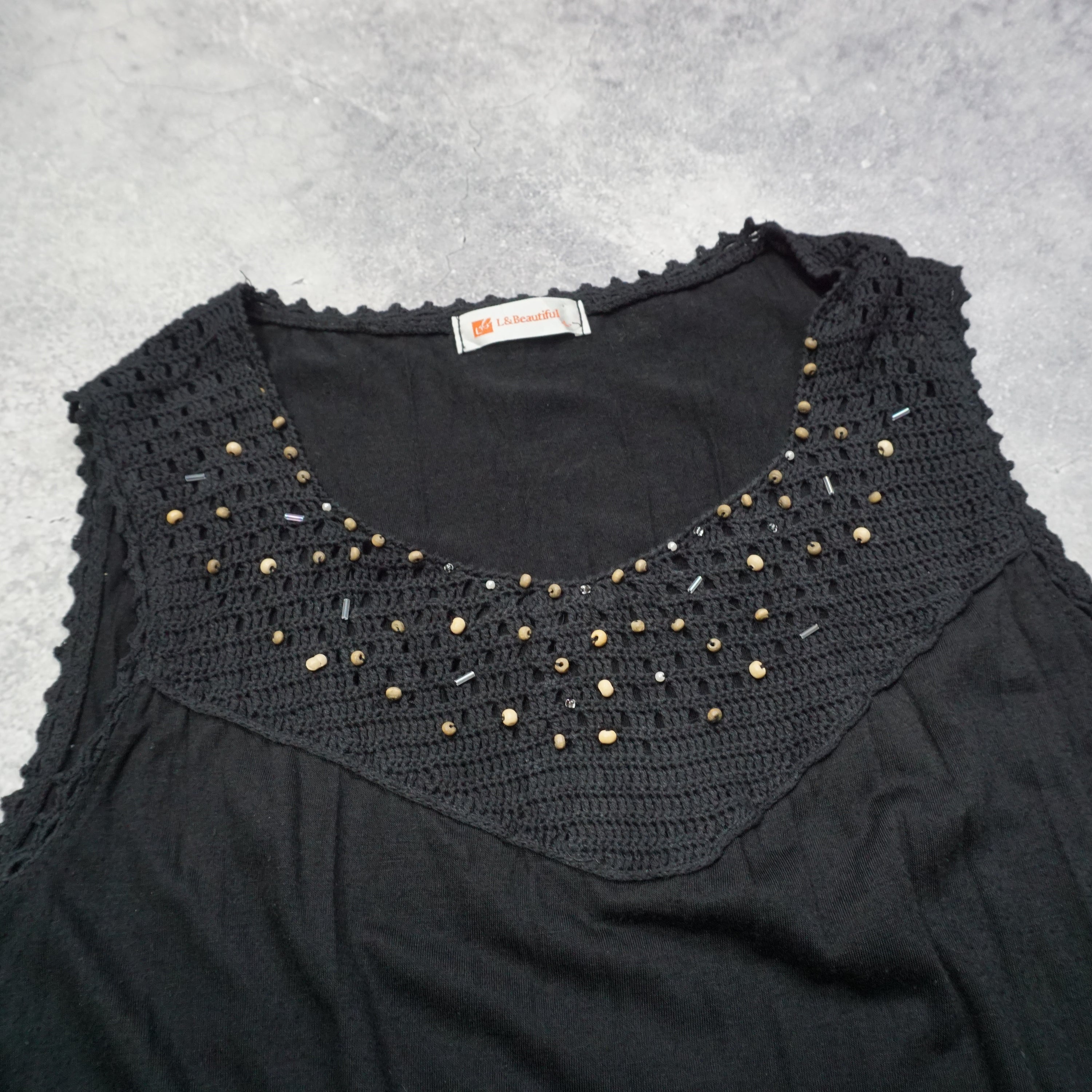 2000s L&Beautiful Embellished Top