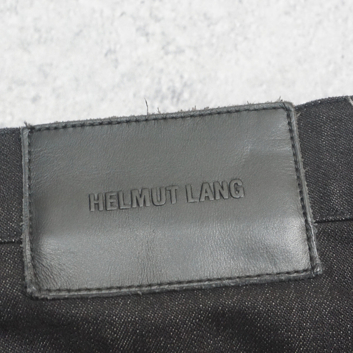 Helmut Lang Black Denim Utility Cargo Pants