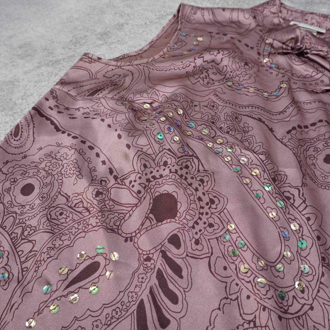 Liz Jordan Paisley Print Shirt