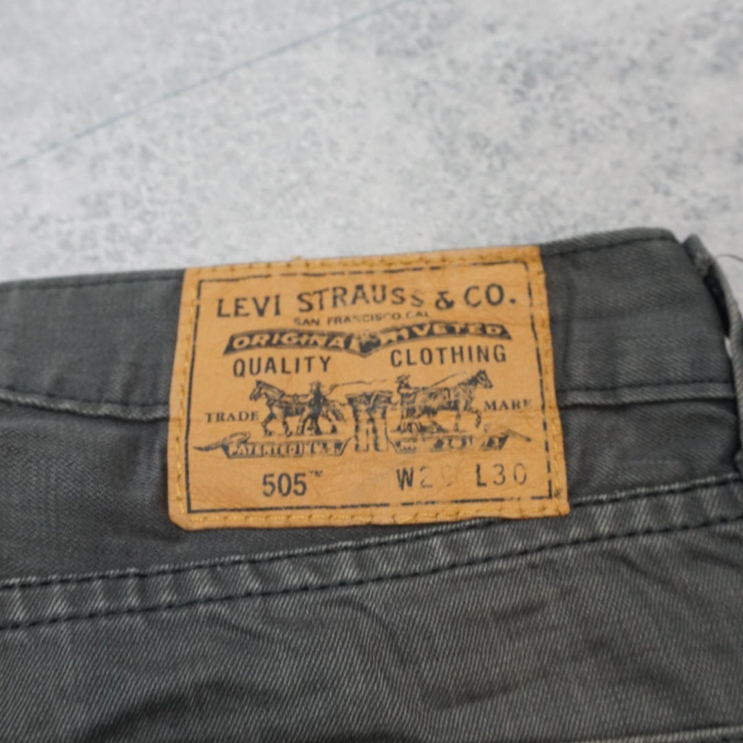 Levi's 505 Straight Faded Jeans