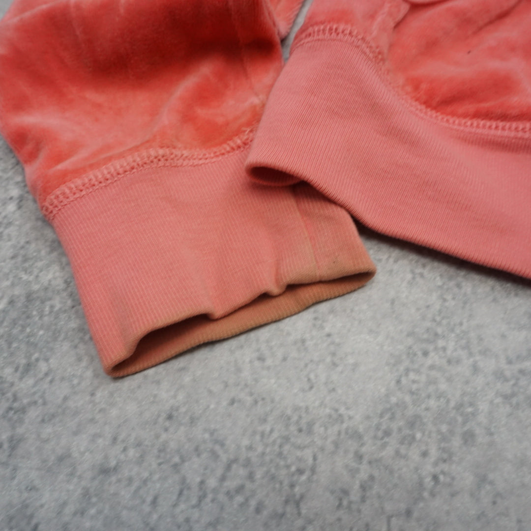 2000s Juicy Couture Velour Zip Up Hoodie