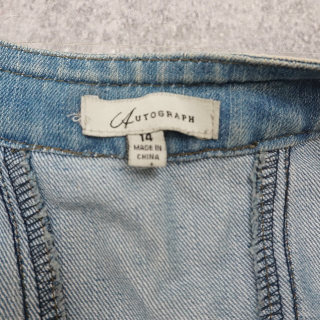 Autograph Denim Cropped Top