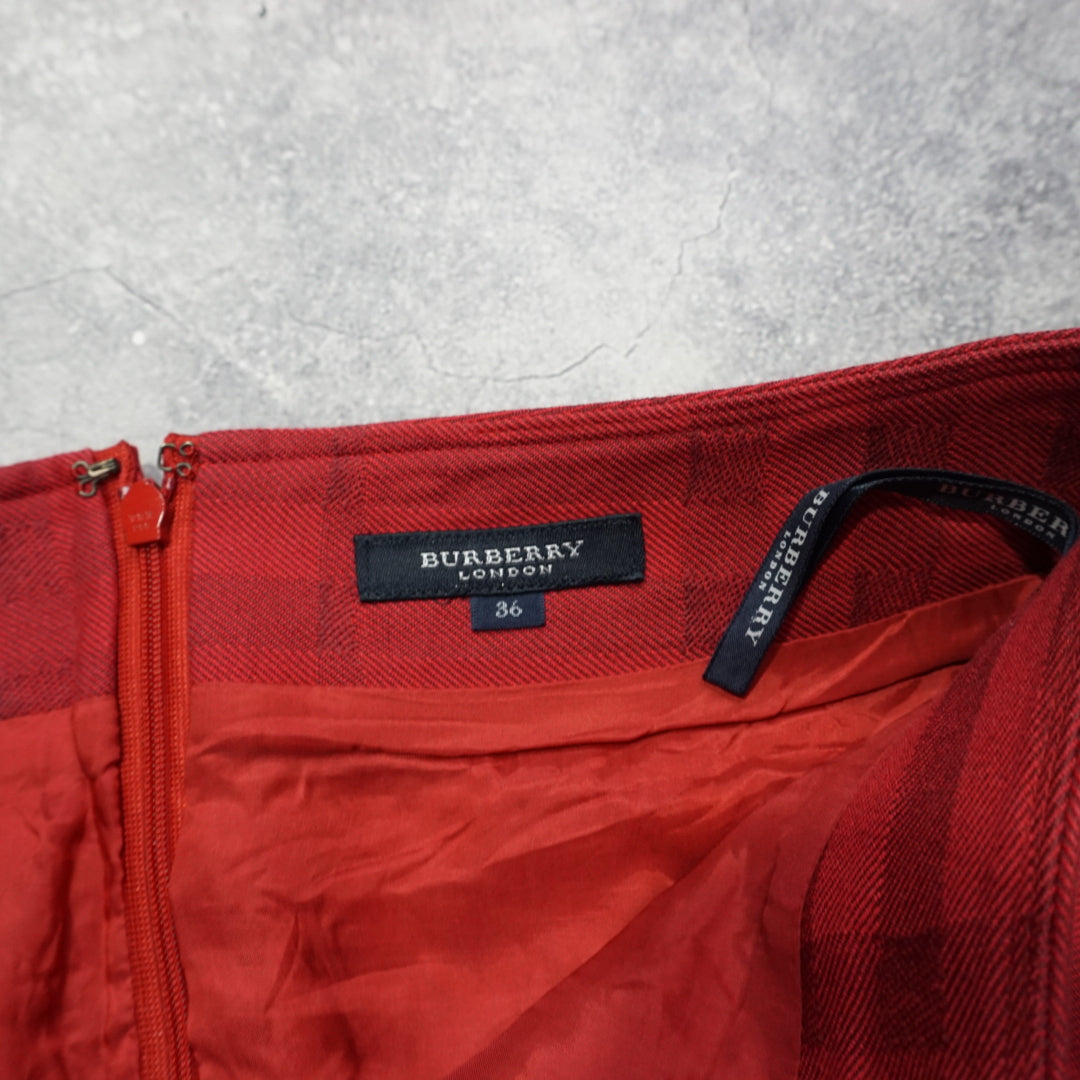 2000s Burberry Nova Check Skirt