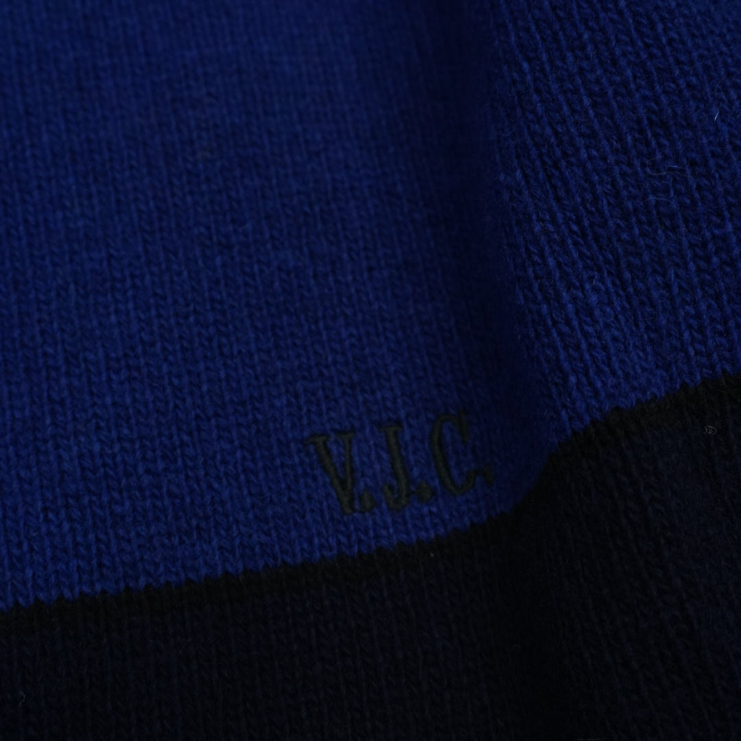 90s Versace Jeans Couture Colour Block Roll Neck Sweater