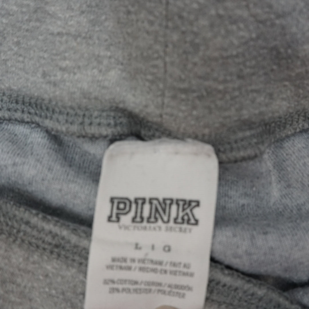 2000s Pink Victoria's Secret Collegiate Graphic Sweatpants