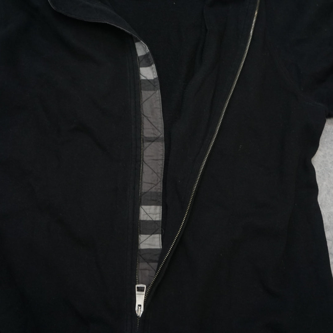 2000s Burberry Nova Check Zip Up Sweatshirt