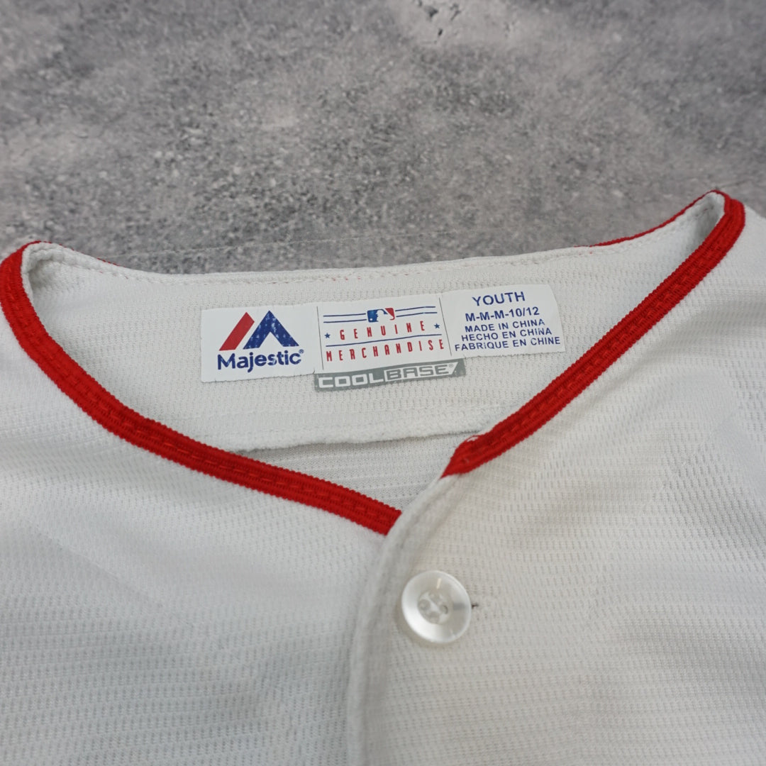 Majestic Angels Trout 27 Baseball Jersey