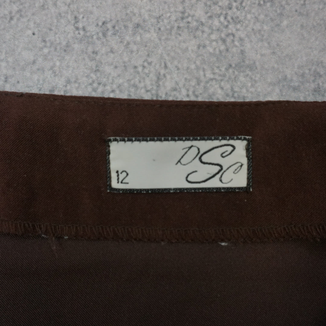 2000s DSC Panelled Flared Skirt