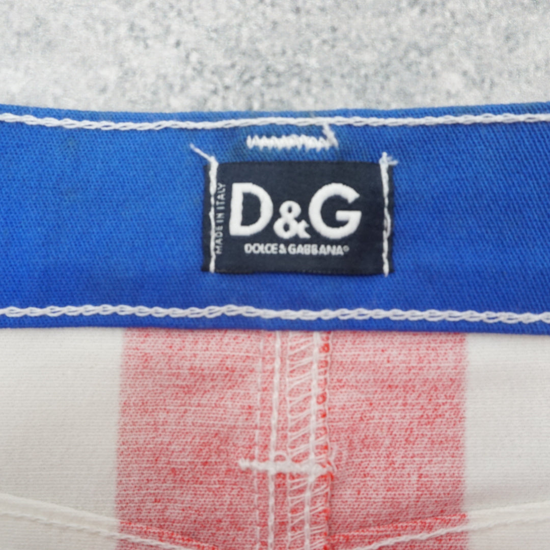 2000s Dolce & Gabbana Union Jack Mini Skirt