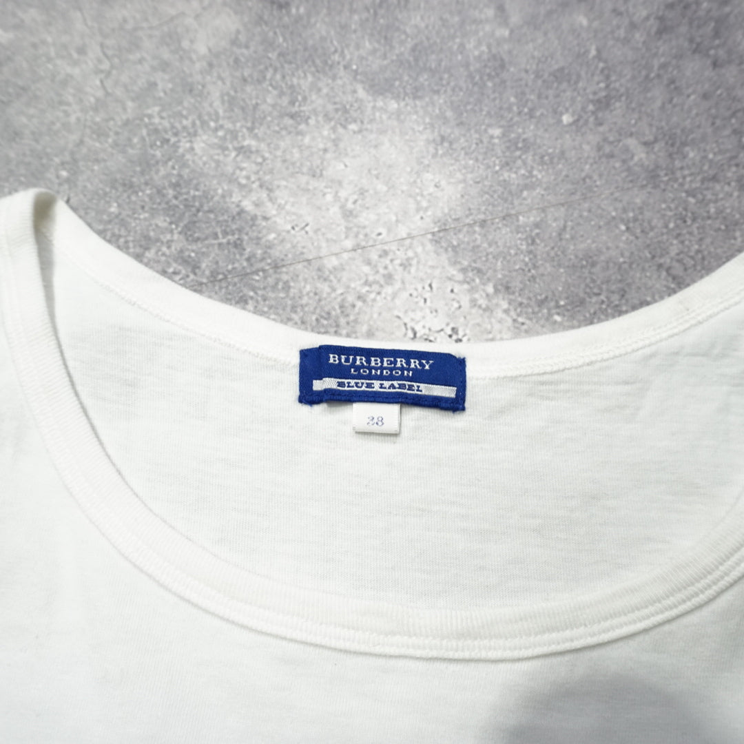 2000s Burberry Blue Label Graphic Tank Top