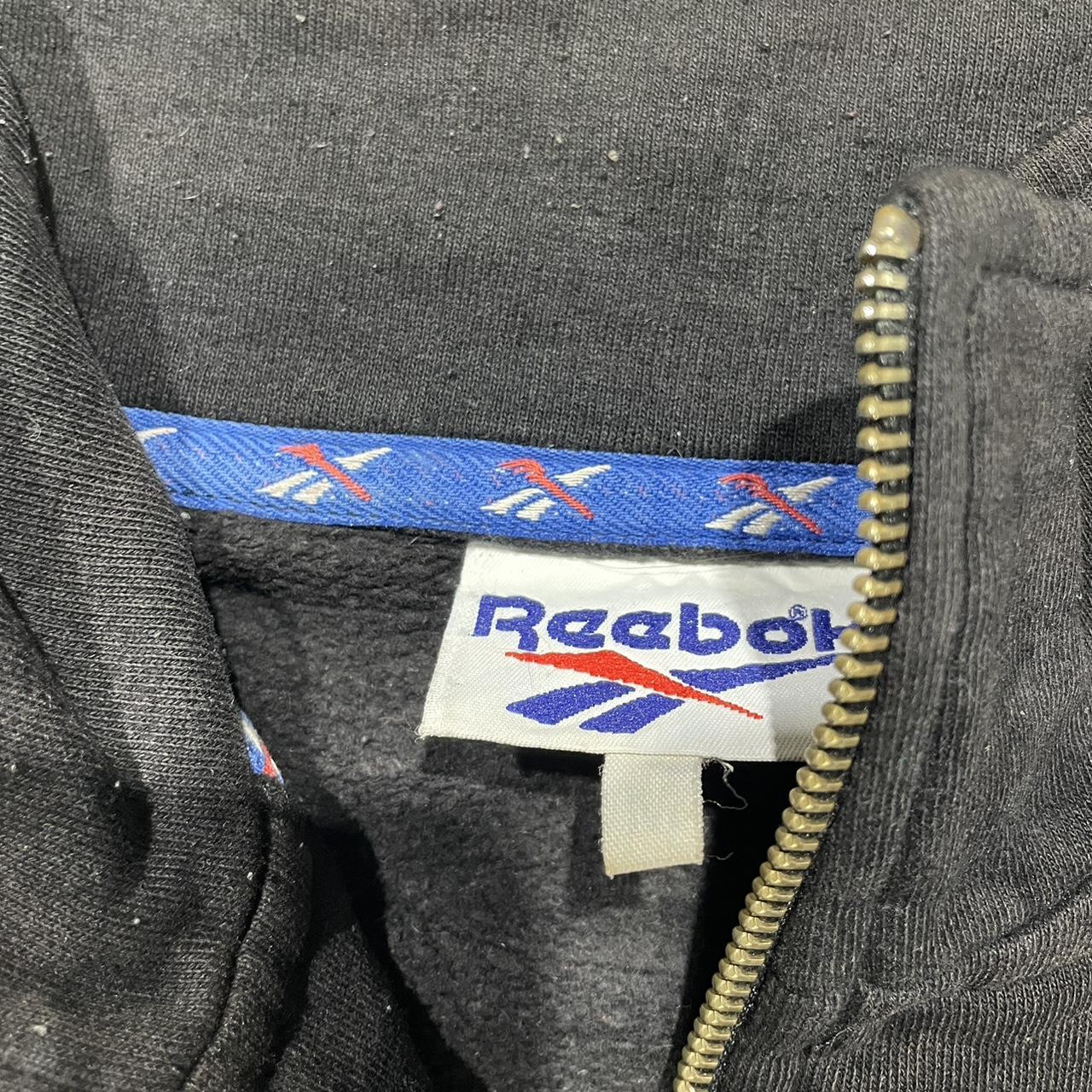 2000s Reebok Oversized Quarter Zip Sweater