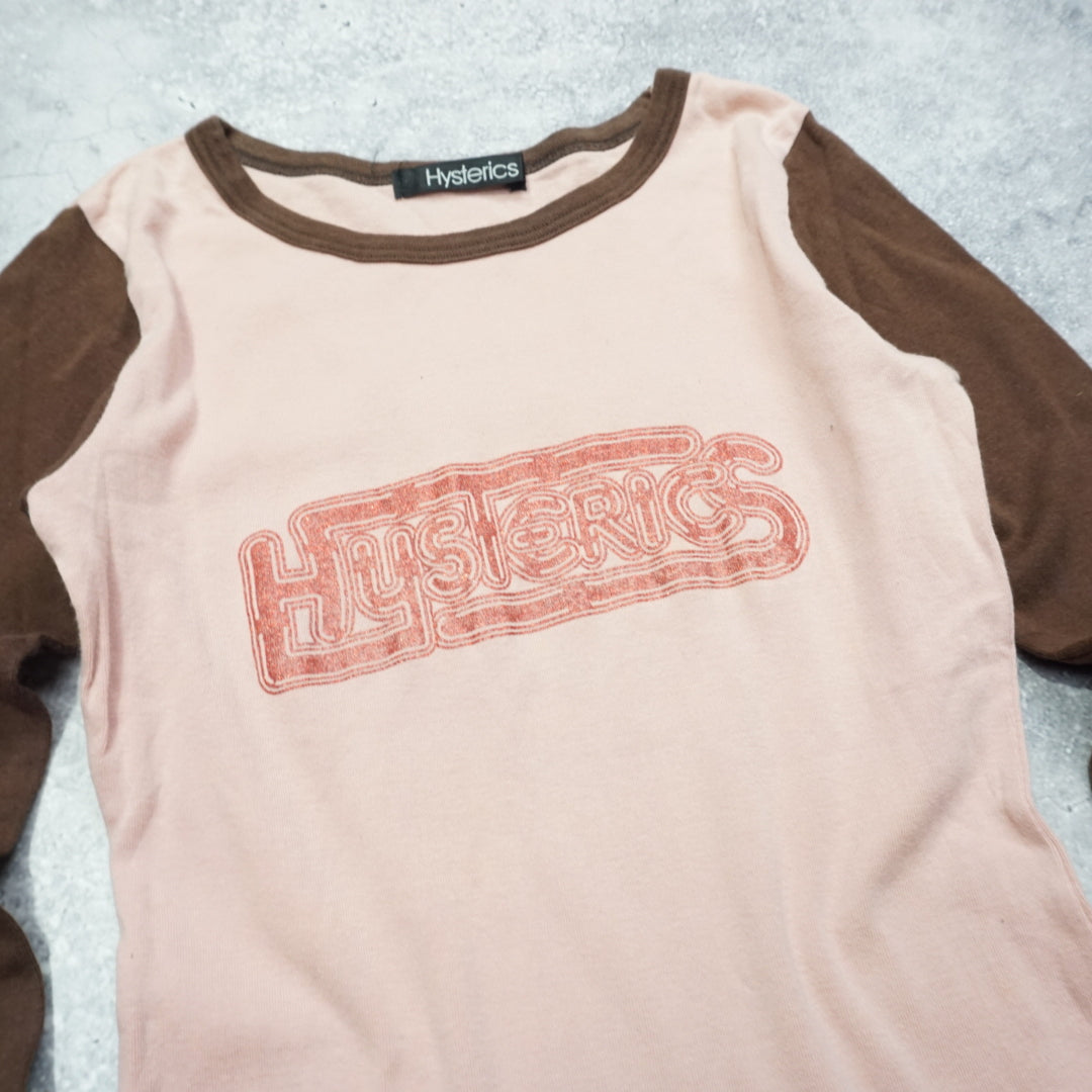 2000s Hysterics Glitter Graphic Top