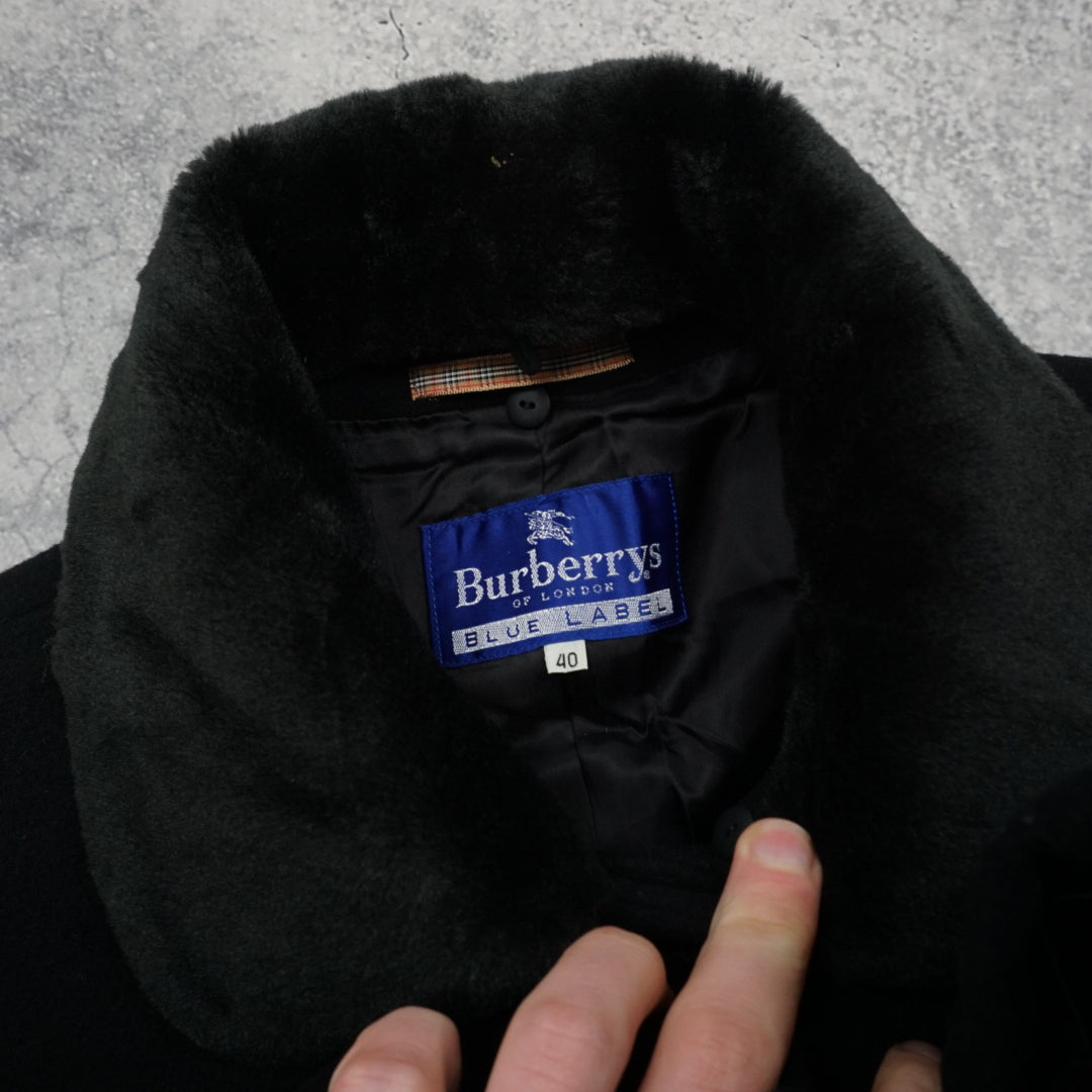 90s Burberrys Blue Label Wool Coat