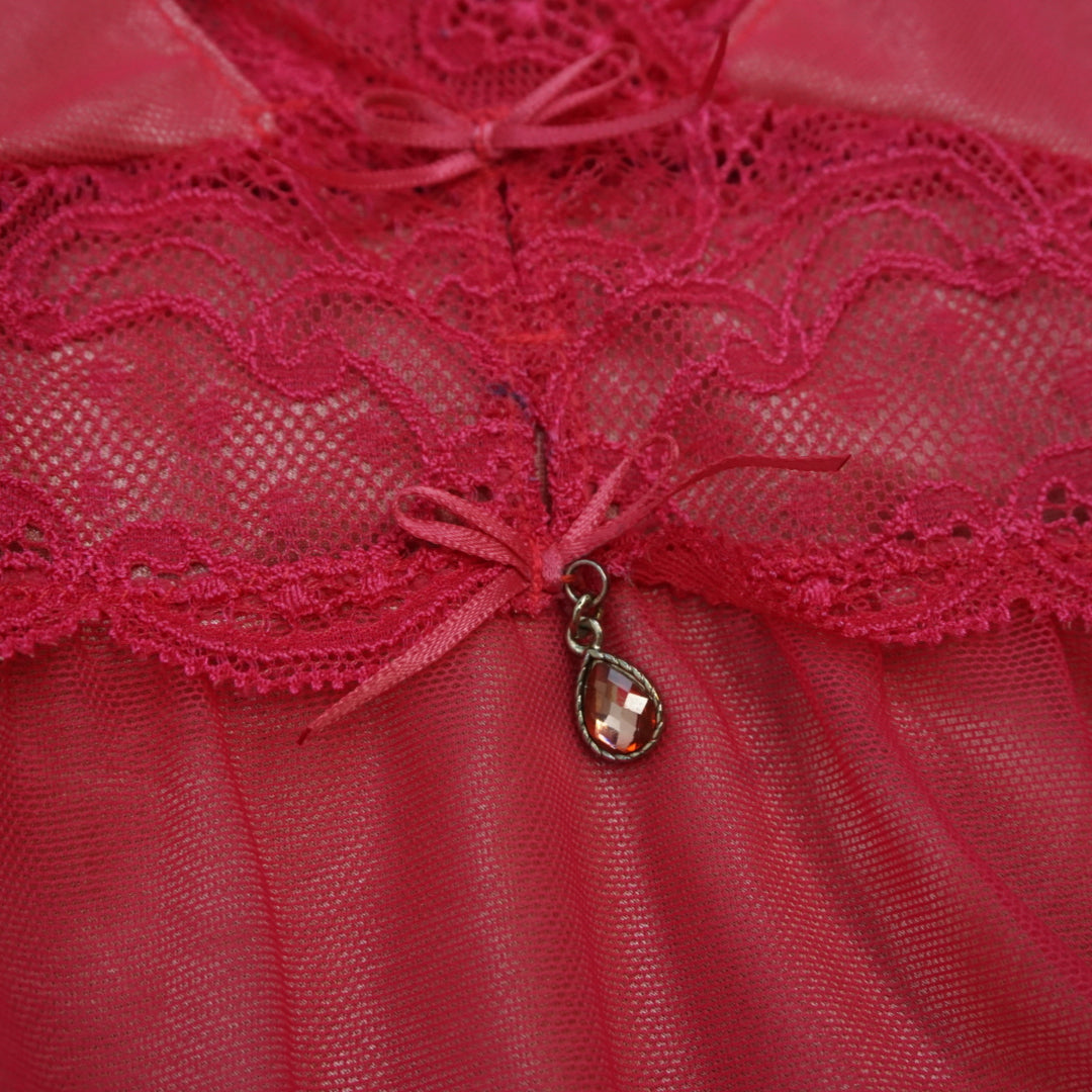 2000s Sheer Lace Cami Top
