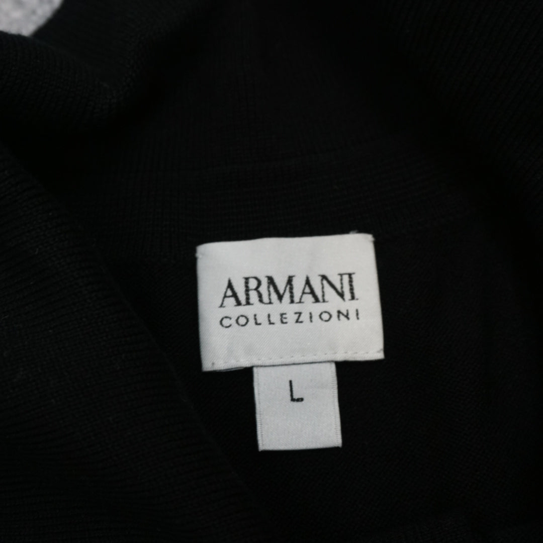 Armani Collezioni Silk Blend Long Sleeve Polo Knit