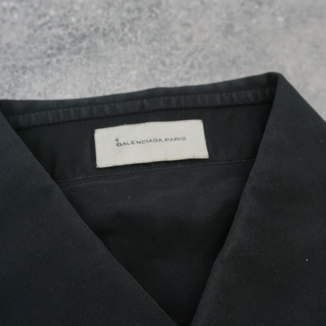 Balenciaga Short Sleeve Contrast Cuff Shirt