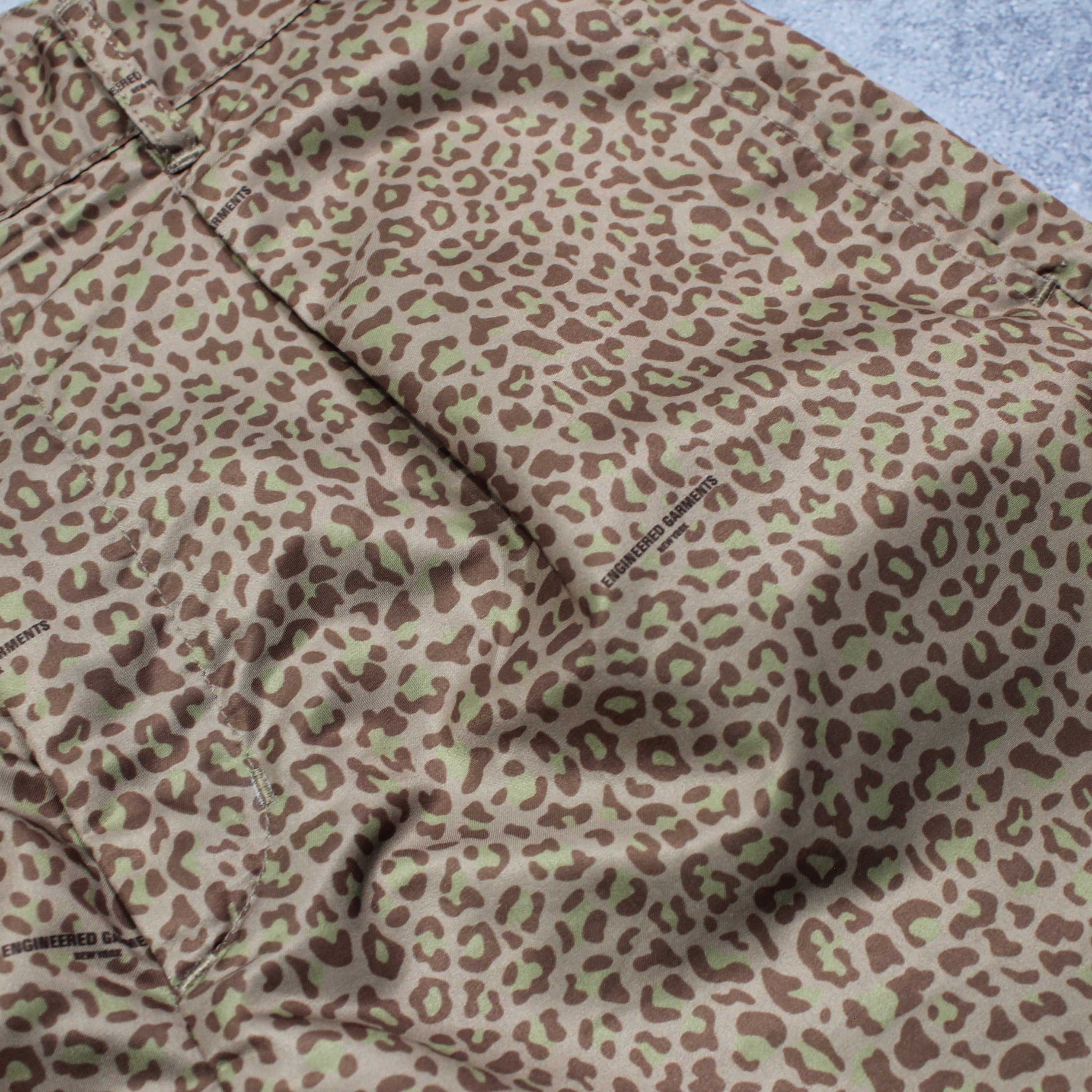 Engineered Garments Leopard Print Shorts