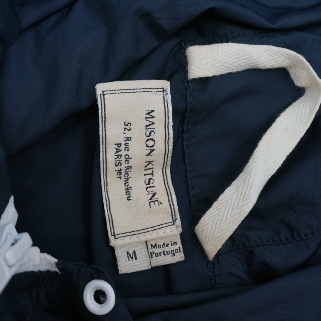 Maison Kitsune Fox Logo Hooded Lightweight Windbreaker