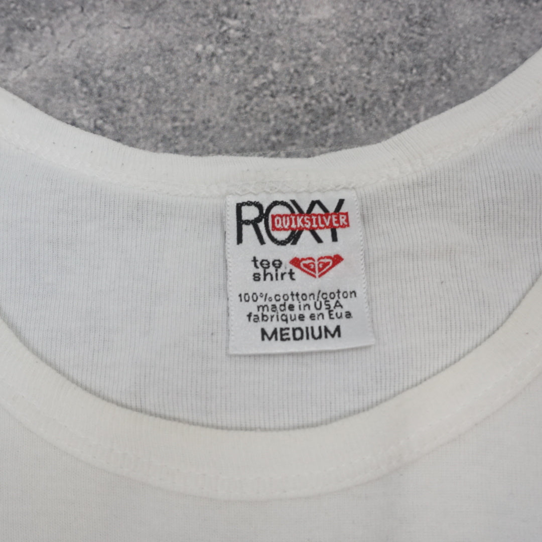 90s Roxy Quiksilver Rhinestone Ribbed Tank Top