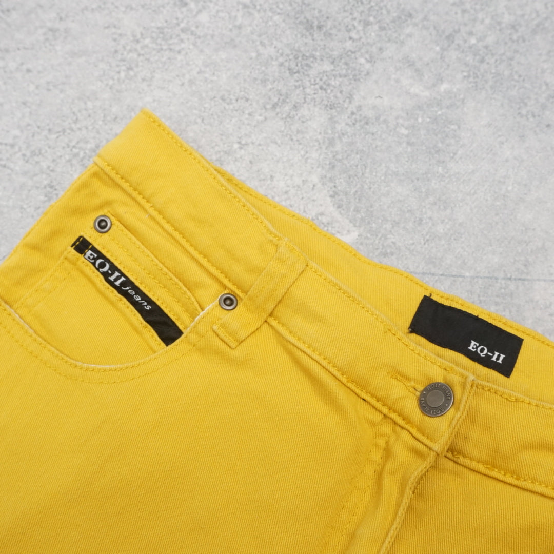 2000s EQ-II Yellow Straight Leg Jeans