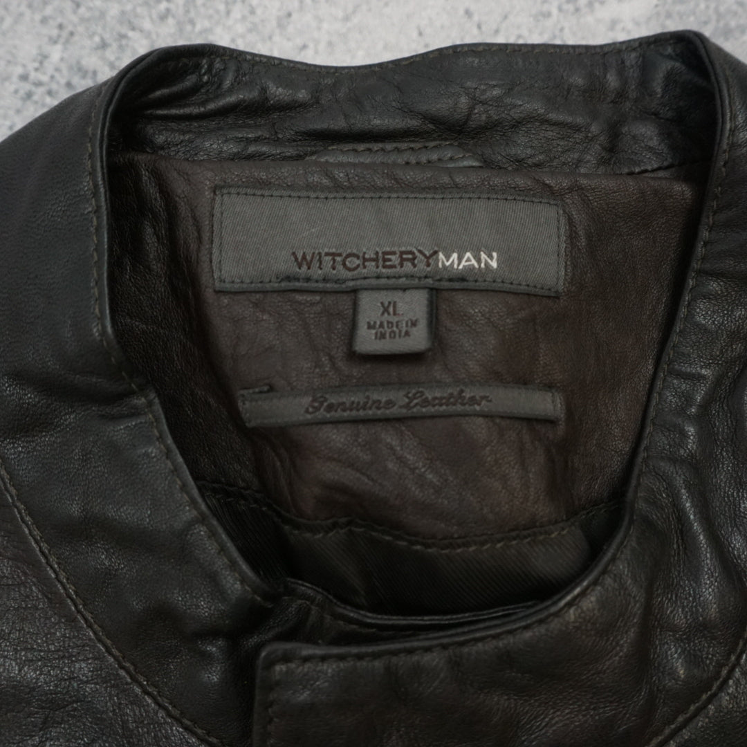 Witchery Man Leather Jacket