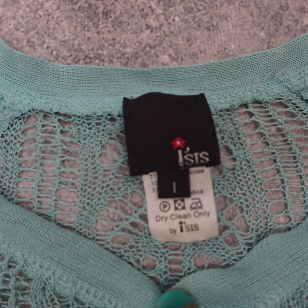 2000s Isis Lace Cropped Top Knit