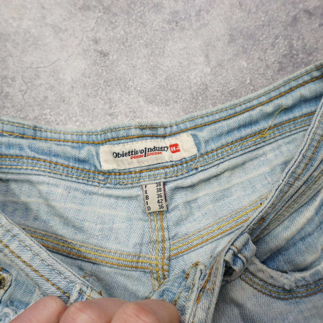 2000s Obiettivo Indutry Denim Shorts