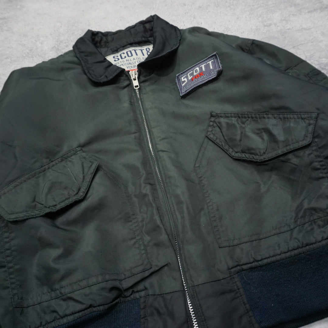 2000s Scott & Fox Bomber Jacket
