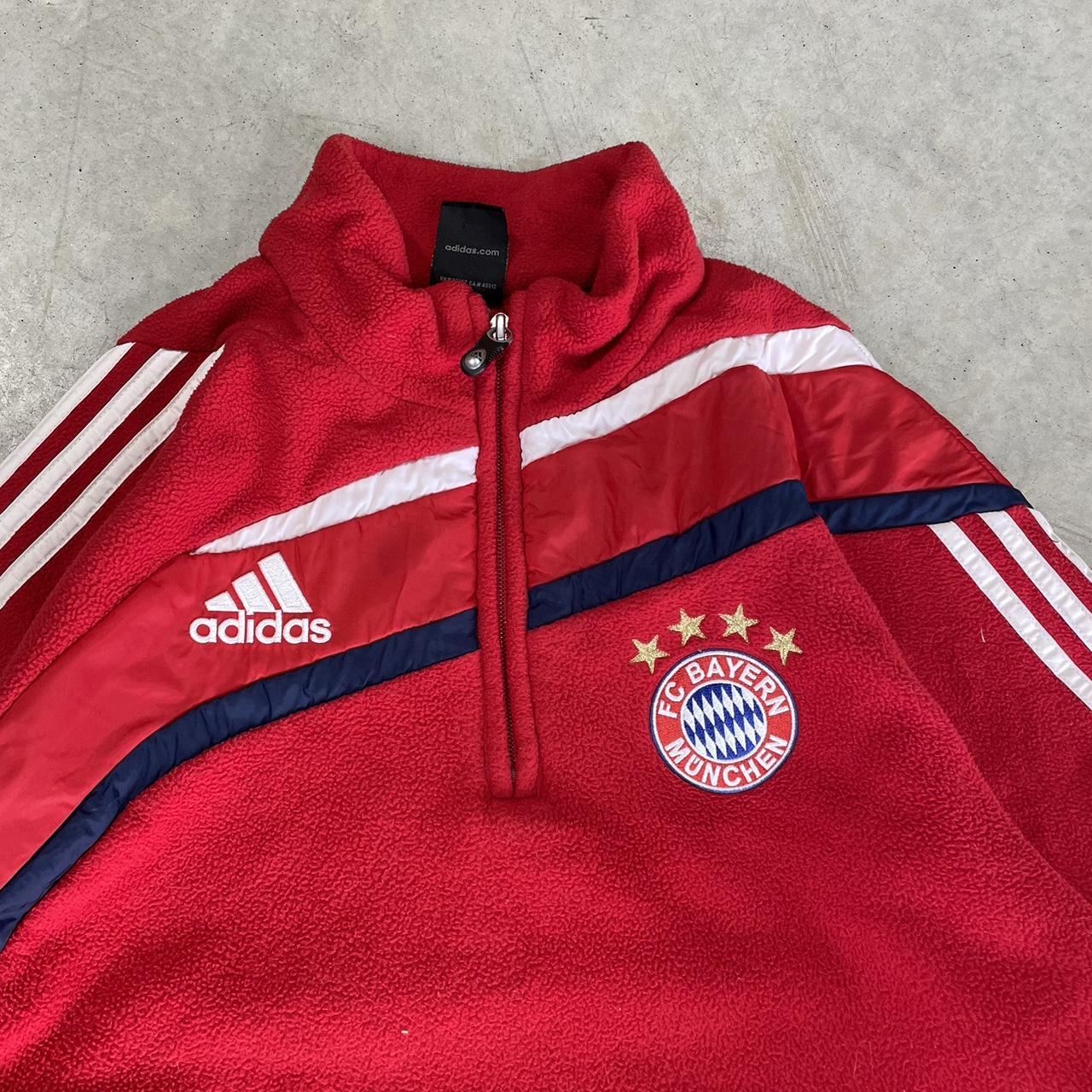 2000s Adidas Bayern Munich Quarter Zip Fleece