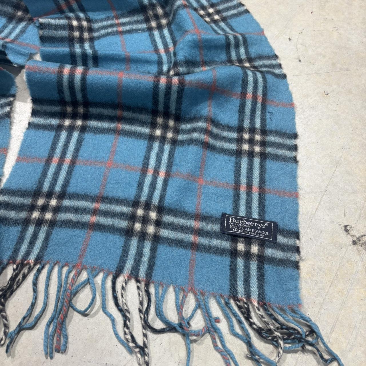 90s Burberrys Plaid Scarf