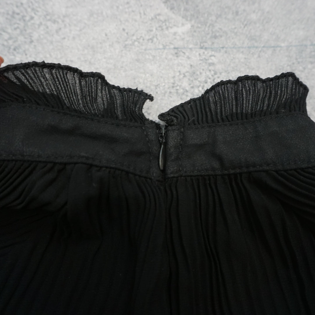 Zip Up High Neck Top