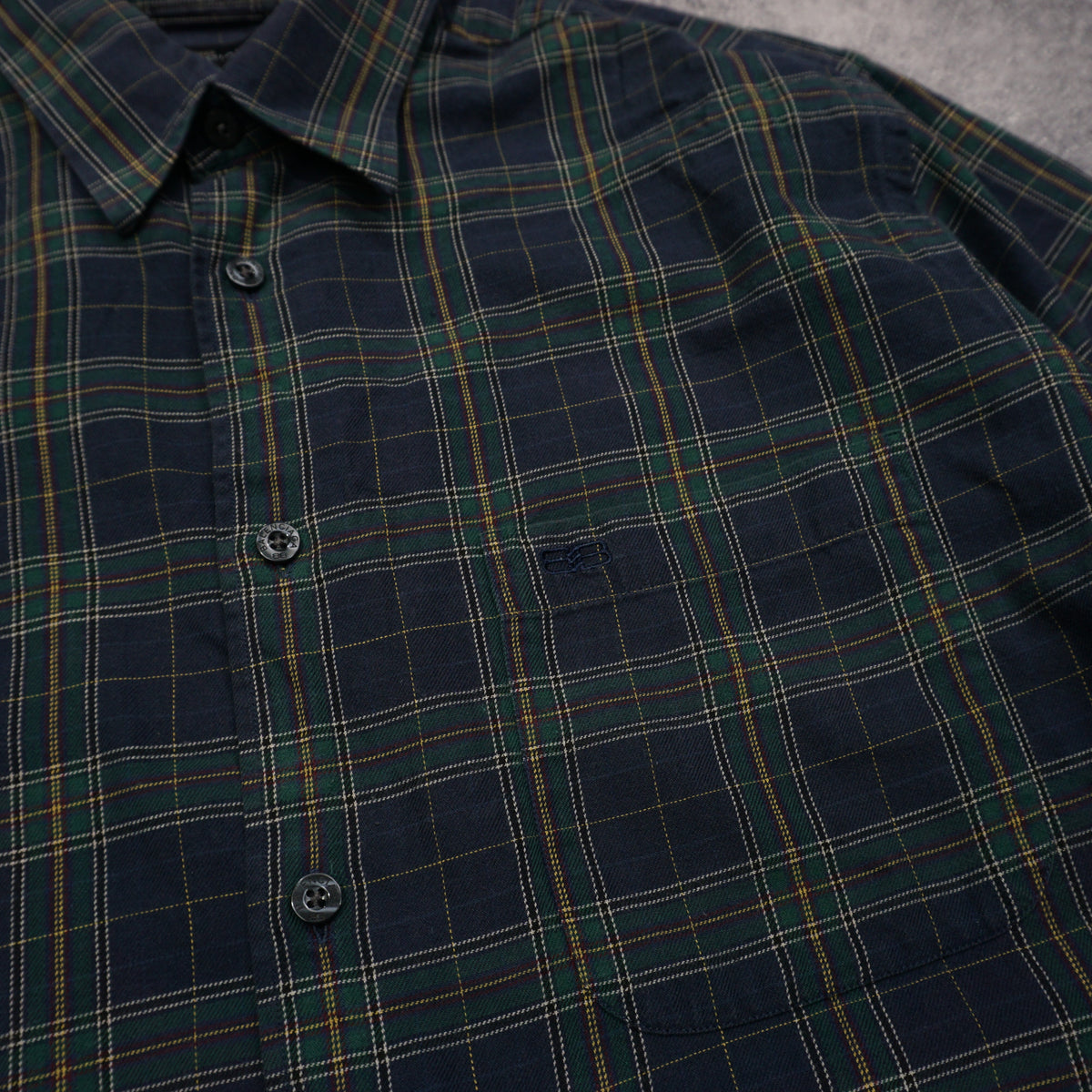 2000s Balenciaga Checkered Button Up